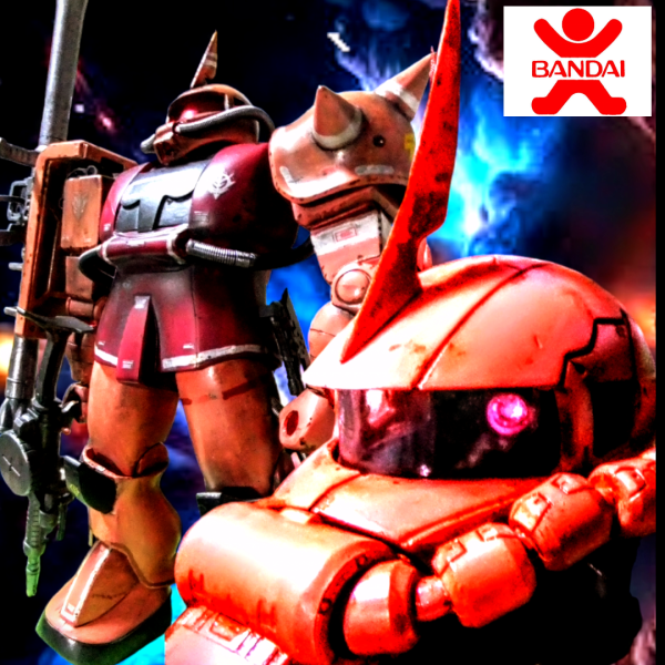 今回は長尺で製作した旧キット　シャア専用ザク　リニューアルを一分ショート動画にまとめましたので宜しくお願いします。