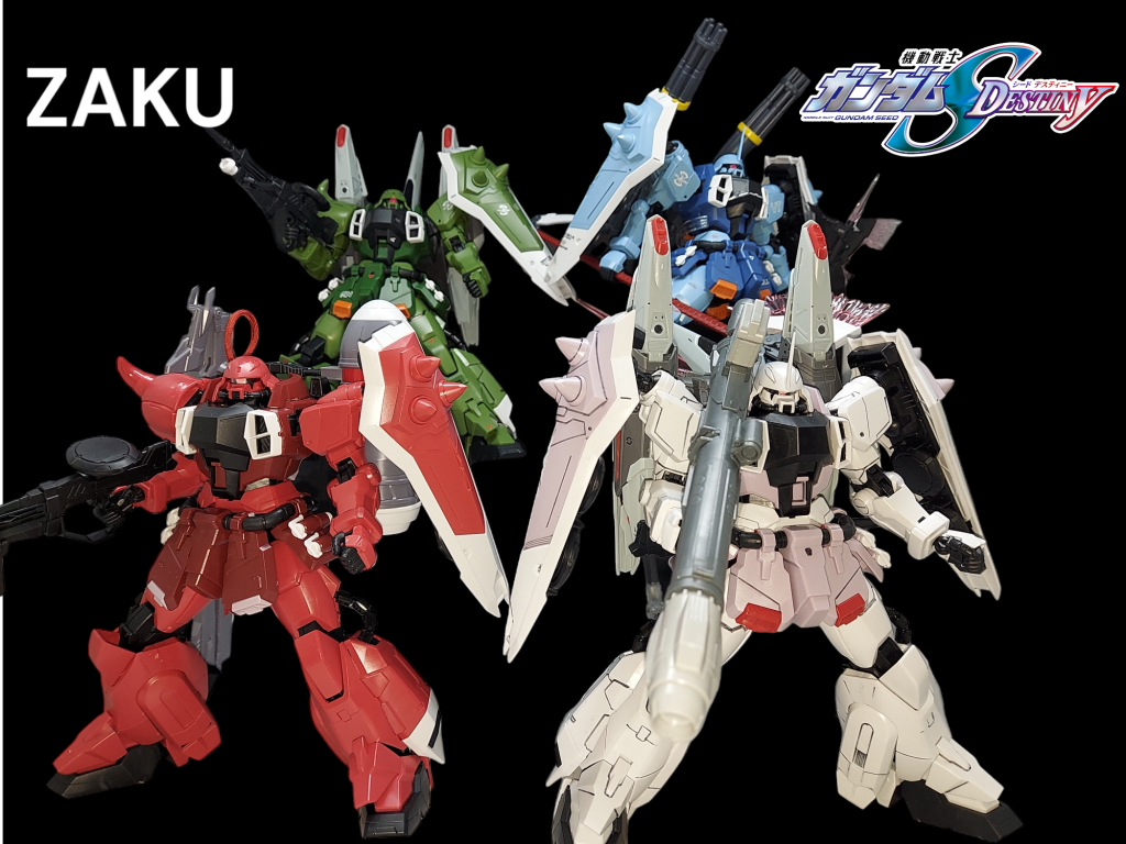 最後にもってるMGザクシリーズでルナマリア機以外全部プレバンなのでなかなか手に入りにくい( ̄▽ ̄;)HGでもスラッシュだしてくれないかな(^_^;)かなりマッシブになったSEEDザク、おすすめです👍️ご観覧ありがとうございましたm(_ _)m