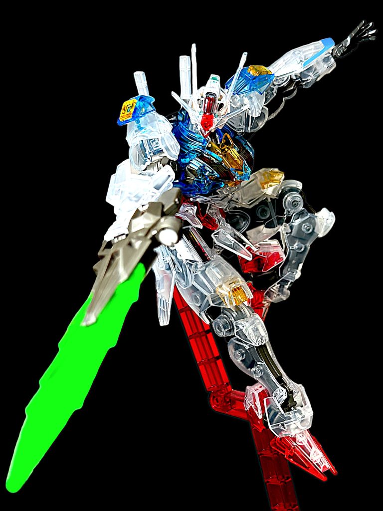 HG 1/144 ガンダムエアリアル [クリアカラー]–2枚目/制作者：かるま