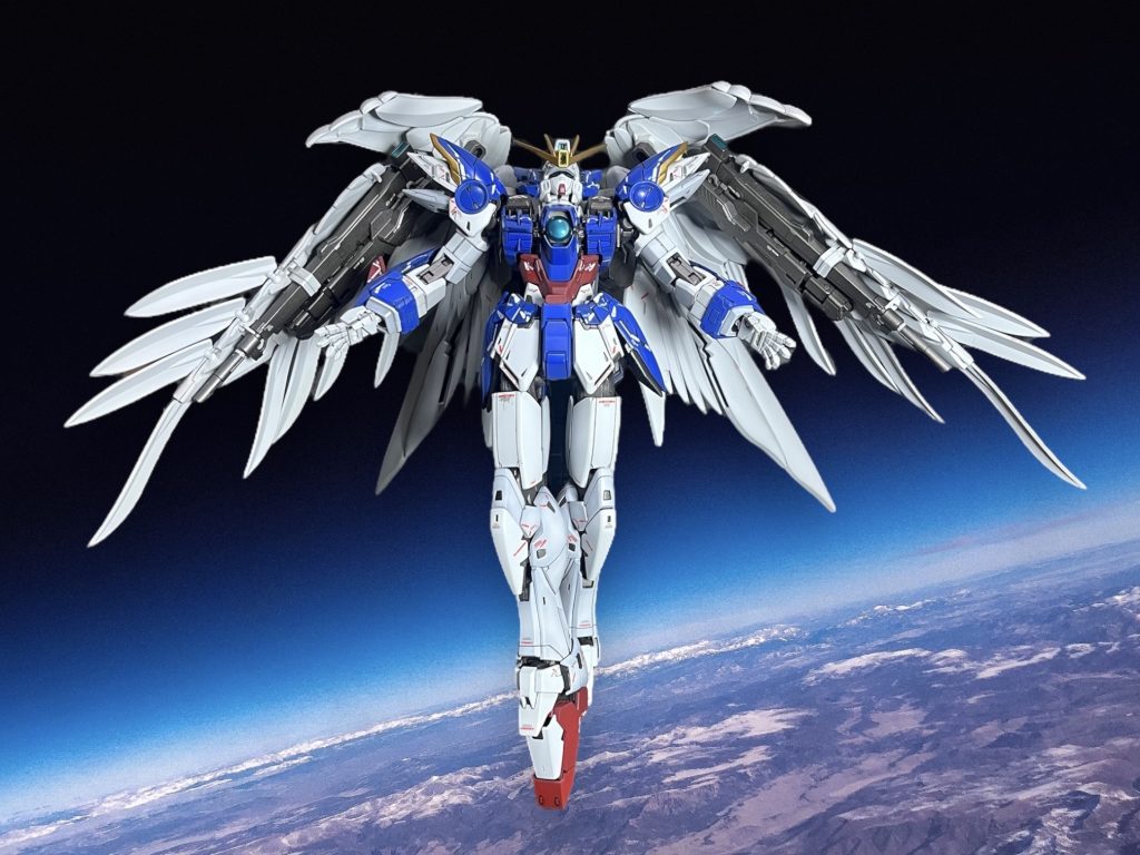 写真は時間の都合上、来年に持ち越しになりそうですが、ウイングガンダムゼロ登場シーンの再現で締めます。良いお年を