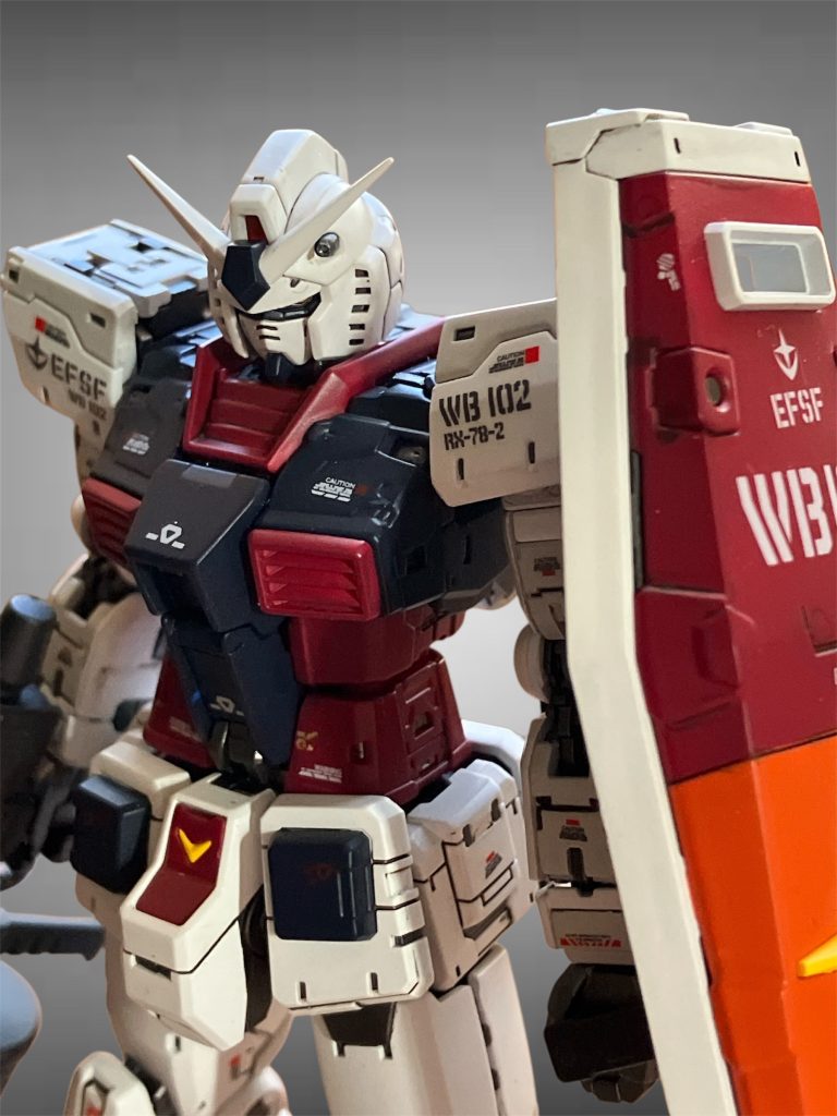 RGガンダムVer2.0 サンダーボルトカラー及び武器セット塗装完成品