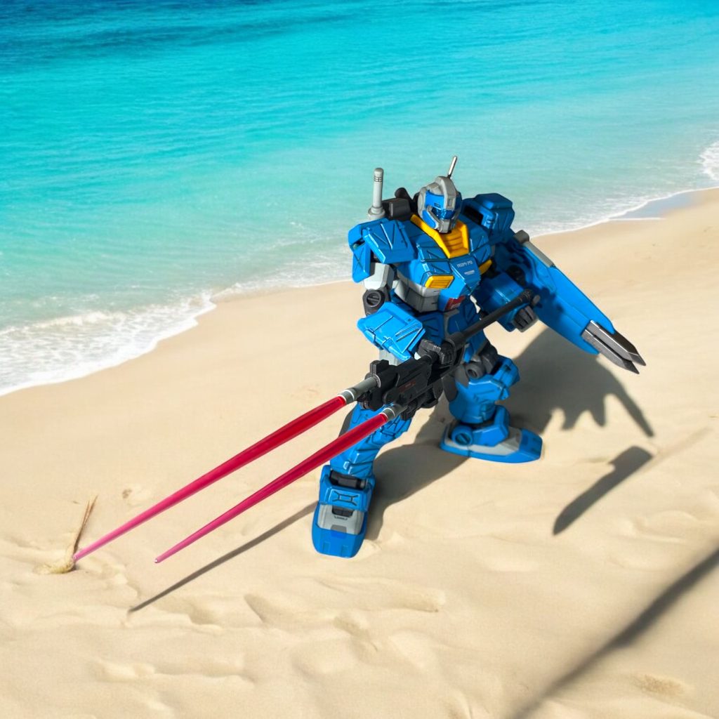 HGUC ジムストライカー–4枚目/制作者：丸五ワークス