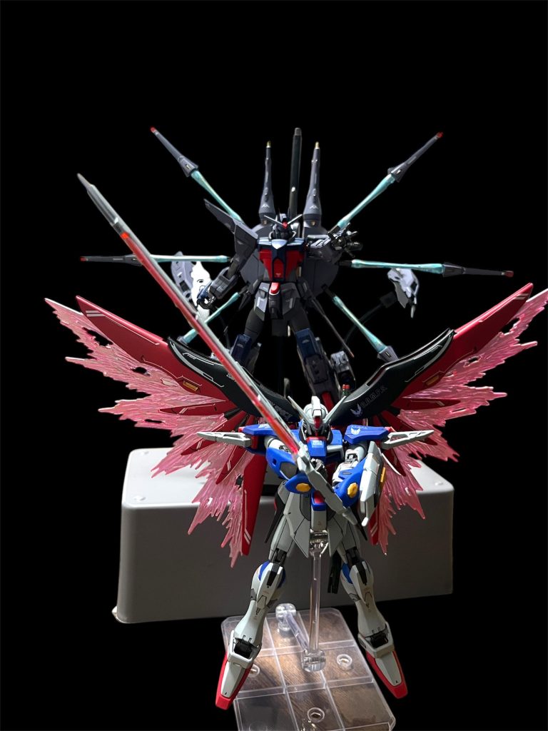 以前作った、デスティニーガンダム　スペックⅡと一緒に📷