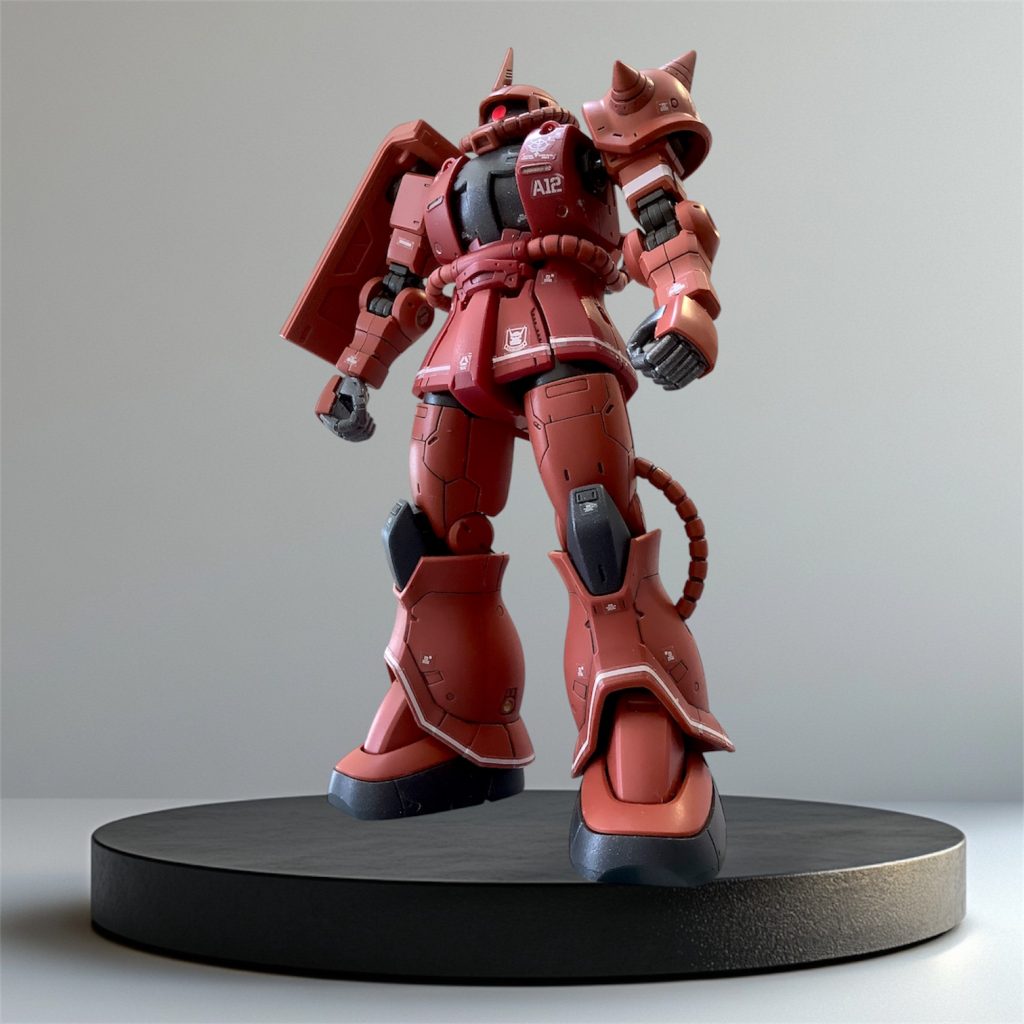 色は暗め。赤のサーフェイサーがなかなかいい色でした。