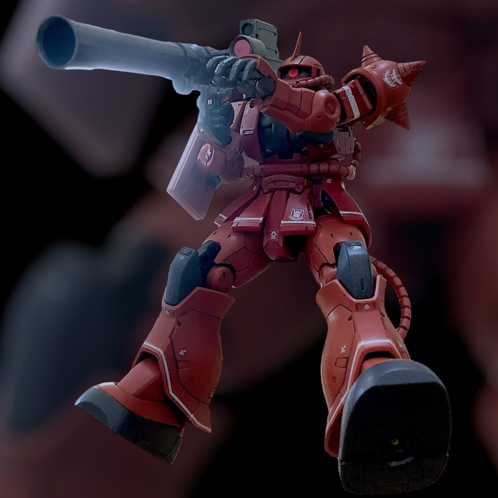 シャア専用ザクⅡ 赤い彗星ver.–4枚目/制作者：L.W