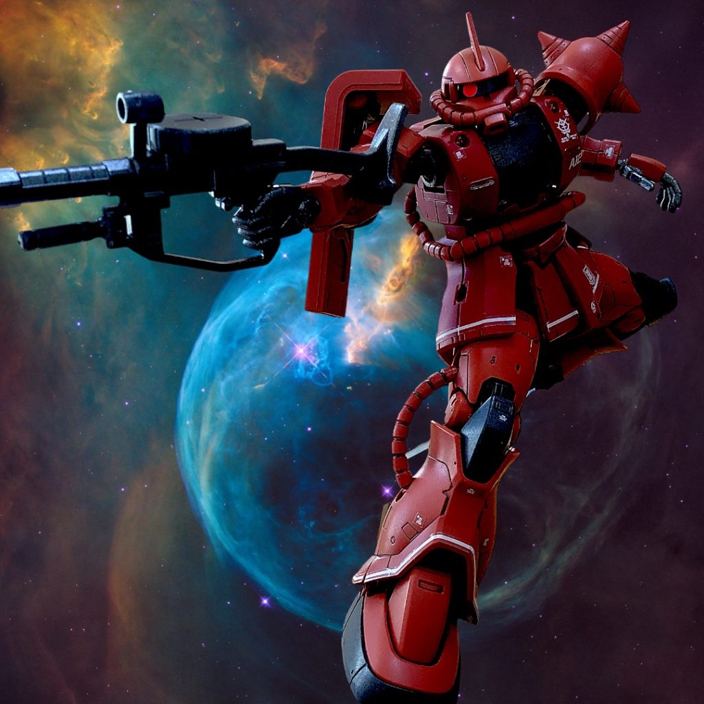 シャア専用ザクⅡ 赤い彗星ver.–5枚目/制作者：L.W