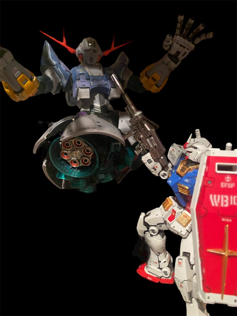 同じRGのジオングと。