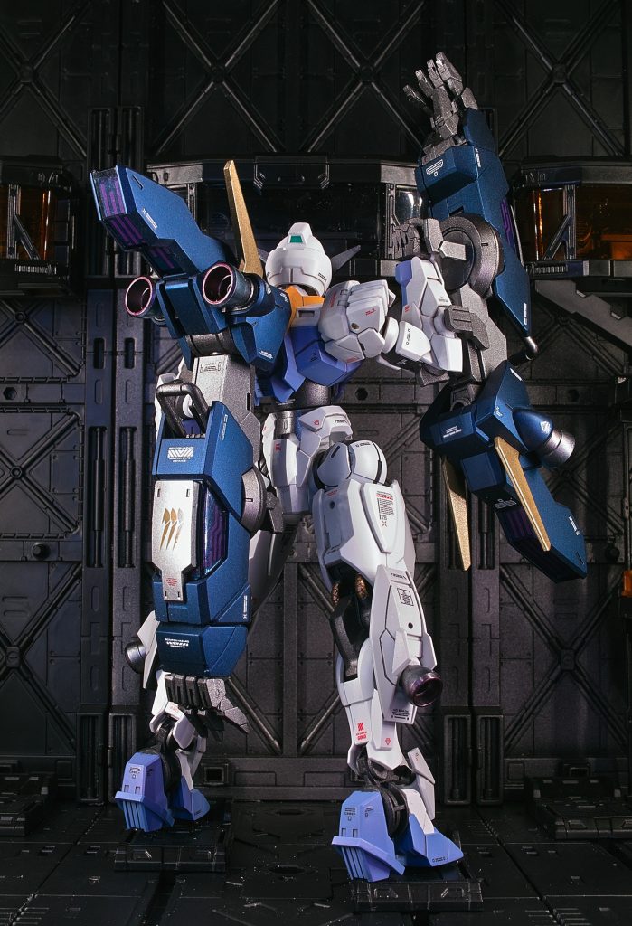 W虎の手で片方をブースターにしても倒れる事はありませんでしたージウの片手を上げるポーズは良いですね平手はミラソウルユニット付属分です