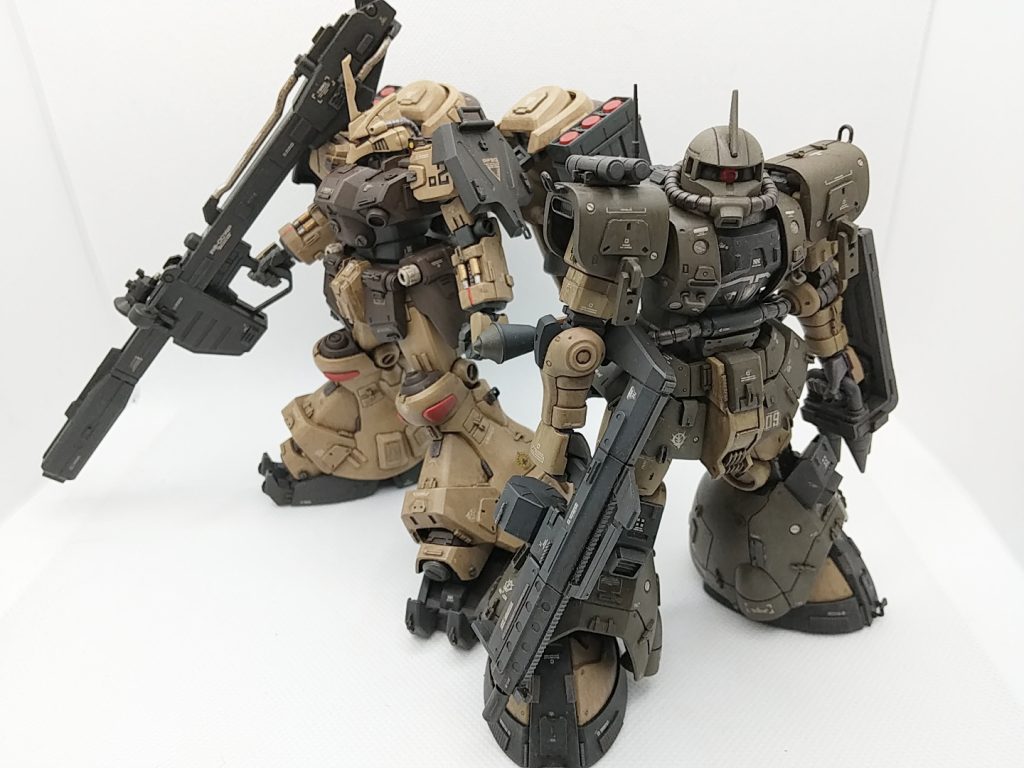 ビームバズーカは後ろの彼にあげましたやっぱりでっかい武器が似合います