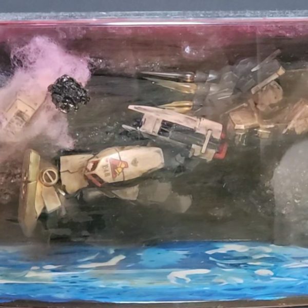 ジムⅢ　アクシズショック　ジオラマ