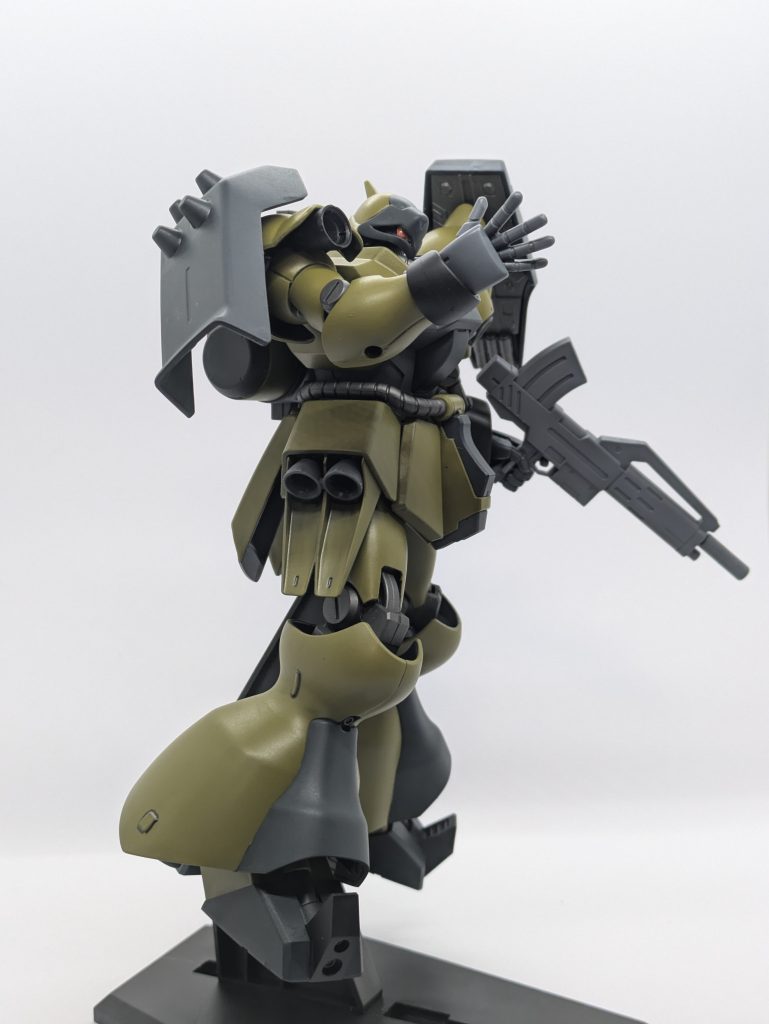 作中風2設定画だとライフルも塗り分けなんですけどね、自己満足ってことで