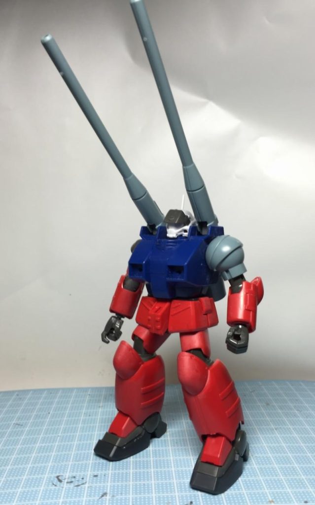 パーツのチョイスはこの通りです。タンクの砲は長過ぎました。