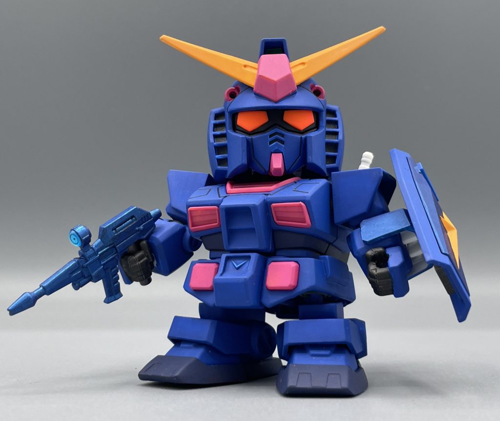 青の素体 すっかりお気に入りの青いガンダム。ジークアクスで