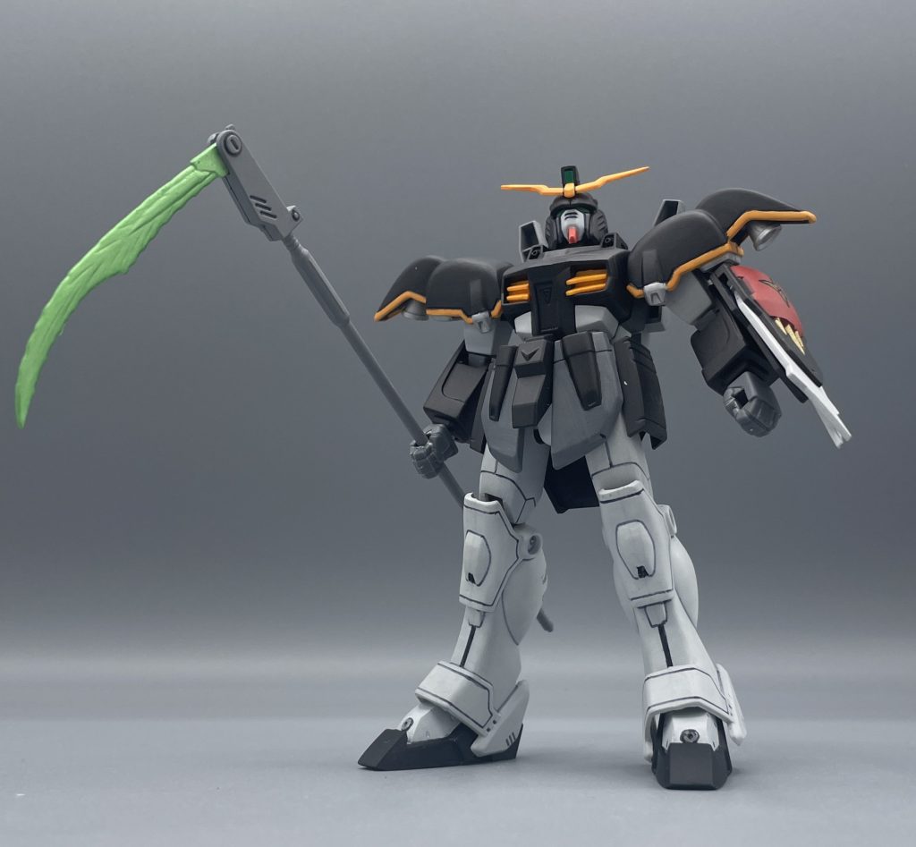 やっぱり似合う煽りポーズ　旧キットに似合うのは、やはり煽りポーズですね。この写真は、なかなか劇中の雰囲気を出せているように思えます。　最後までご覧いただき、ありがとうございました(*^▽^*)