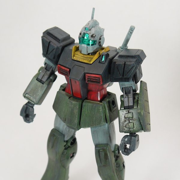HG 1/144 ジムII・セミストライカー（筆塗り）
