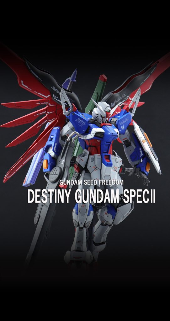 ◎主な工程内容と改修箇所・パーツの塗り分け、白系3色。青1色。赤1色。黄1色。・マスキングによる塗分。・内部フレームメタリック塗分3色。・全身約4.2㎜延長。 ◎頭部・ツインアイ、前後頭部センサー、シルバー塗布→クリアグリーン→光沢仕上げ。・ヘルメット中央ヒサシの分割の合わせ目処理。・頬ガード内側塗分。・ブレードアンテナのシャープ化。・ブレードアンテナをSpecⅡ使用にカラーリング変更。・両サイドのダクト穴を整形。 ◎胸部・ダクト中央の突起をシャープ化。・胴体パーツ2か所で 3mm延長。・胸部SpecⅡ使用にカラーリング変更。・襟元のクリアランス処理。 ◎腰部・腰軸緩みを調整。・腰後ろにレールガン用の2㎜軸穴を設置。・スタンド接続基部をネジ止めによる補強と保持力強化。 ◎ウイングとバックパック・ウイングへ自作デカール貼付。・ウイングのRG特有のモールドを排除し、劇中寄りデザインにアウトラインを大幅に徹底改修。主翼(赤)ウイングを10mm延長。・RG用拡張エフェクトユニット光の翼を付属、ガンダムマーカーホロシルバーを使用しエアブラシで塗布。※固定は翼の上下で挟み込んでください。・オマケとしてHGデスティニーガンダムのエフェクトパーツを使い「光の翼ブルーVer.」を制作、塗装はガンダムマーカーホロブルーを使用しエアブラシ塗装。※固定は翼の上下で挟み込んでください。 ◎腕部・肩を横へ1㎜延長し大型化しRG特有のディテールを除去。・自作デカールの貼付。・肩内部の塗分・ビームブーメランをエッジシャープ化。・ハンドパーツ(開)、掌部ビーム砲にメタルパーツ埋込。・エフェクトパーツの自作スクラッチ。ピンにて接続。ガンダムマーカーホロブルーを塗布。 ◎脚部・モモの凹みディテールを除去。・足首付け根を1.2プラ材にて延長。・アンクルガード内部の塗分。・足裏の塗分。 ◎各武装○ビームブーメラン・エフェクトパーツはグラデーション塗装。ガンダムマーカーホロレッドを塗布。○ビームライフル・スコープ塗分、ラピーテープ貼付。○シールド・裏側の塗分。・開閉のクリアランス。○ビームシールド・エフェクトパーツはグラデーション塗装、ガンダムマーカーホロブルーを塗布。○長射程ビーム砲・細部塗分。○ビームソード・細部塗分。・エフェクトパーツはグラデーション塗装。ガンダムマーカーホロレッドを塗布。○レールガン・HGゲルググメナース付属のレールガンを複製して使用。・スコープ塗分、ラピーテープ貼付。・腰マウント用に2㎜軸追加。・グリップに保持用1㎜軸追加。 〇関節塗装・フレーム塗装はEVOガンメタ、スーパーアイアン2、調色カッパー使用。  その他の画像をご覧になりたい方は当ブログまで。サニープレイス プラモデル キマグレ製作日記