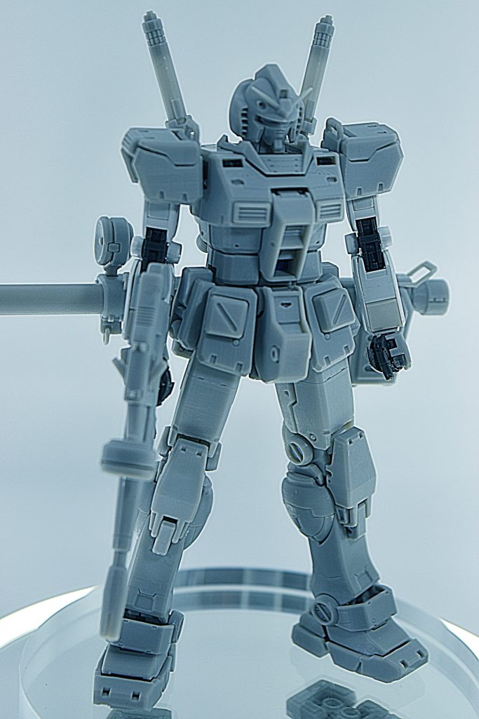 ●改造/造形　敬遠されるRG改造に手間の度外視を決意。精密部品必須で3D設計　プリント我流習得。設計+周辺技術+機材導入で実質７年程かかる。　数百設計製図/数千出力×部品相互調整。時代の進化にも助けられ…安価で高解像度プリンタ＋実用域強度レジン・嘘みたいな時代来た…。　 