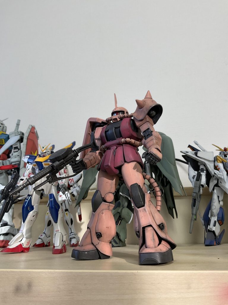 再塗装　MG シャア専用ザク Ver.2.0–3枚目/制作者：Libra1022