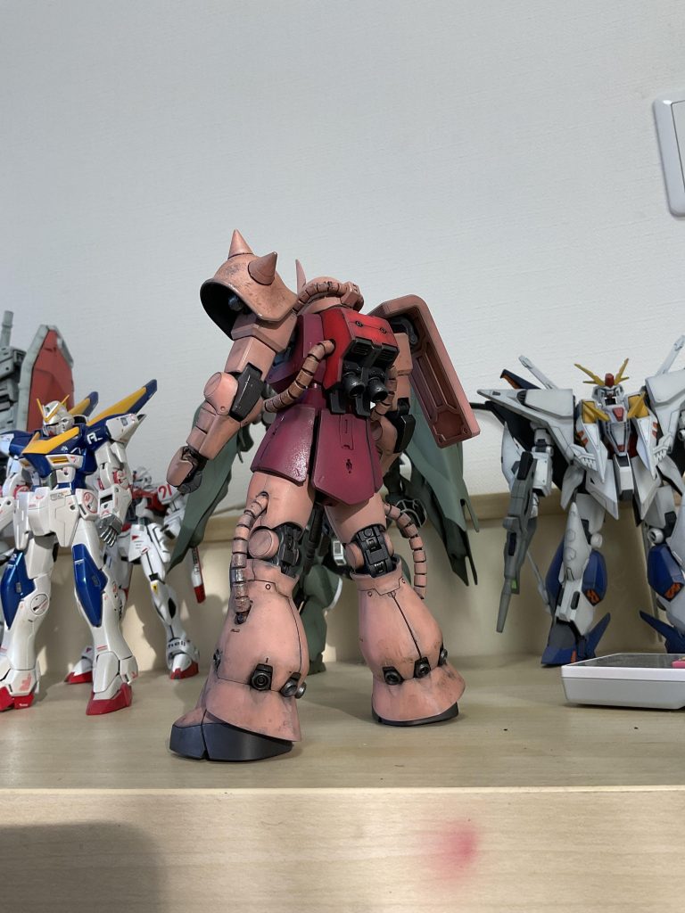 再塗装　MG シャア専用ザク Ver.2.0–4枚目/制作者：Libra1022