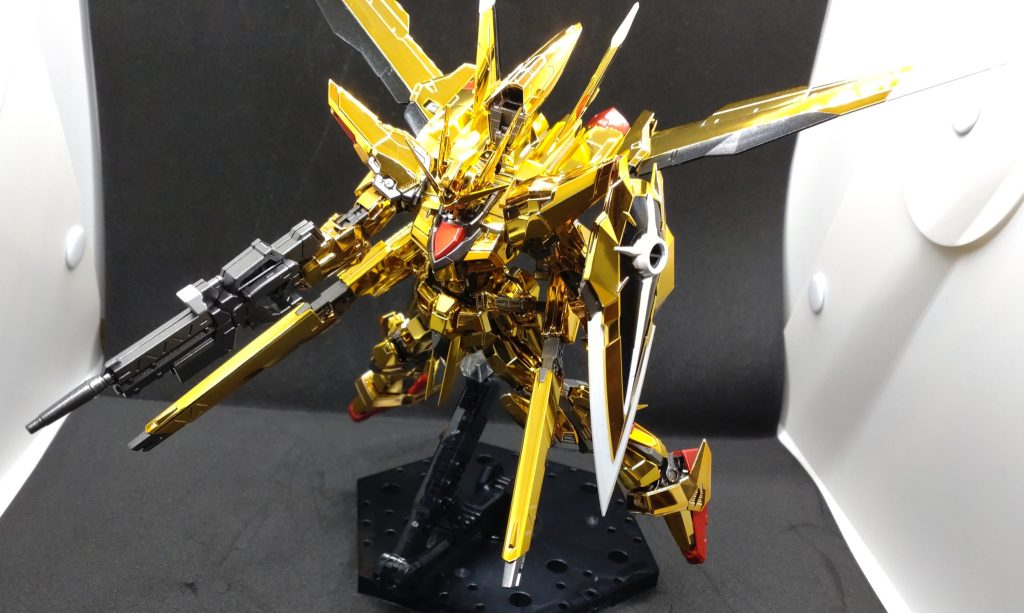 デスティニーインパルスの時も思いましたが、ヴェスパーのような武装はポージングがしづらいです…