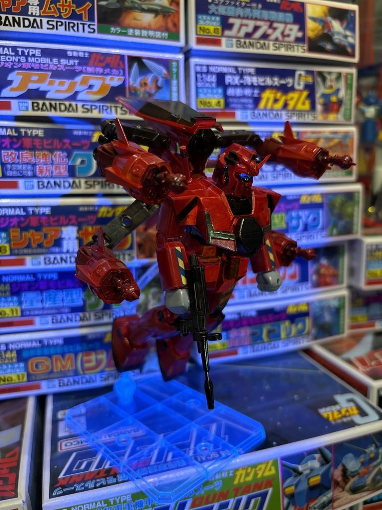 最古のガンダムに最新のオプションパーツ、ガンバレルストライカーを背負わせてみました。