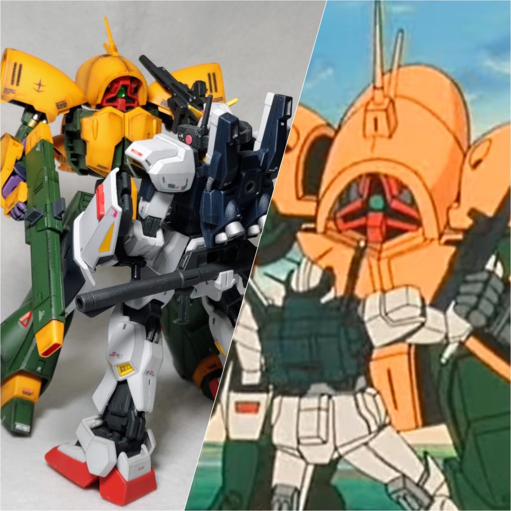 アニメのアッシマーはいくらなんでもデカすぎだったことがよく分かりました(zaku-kao2)