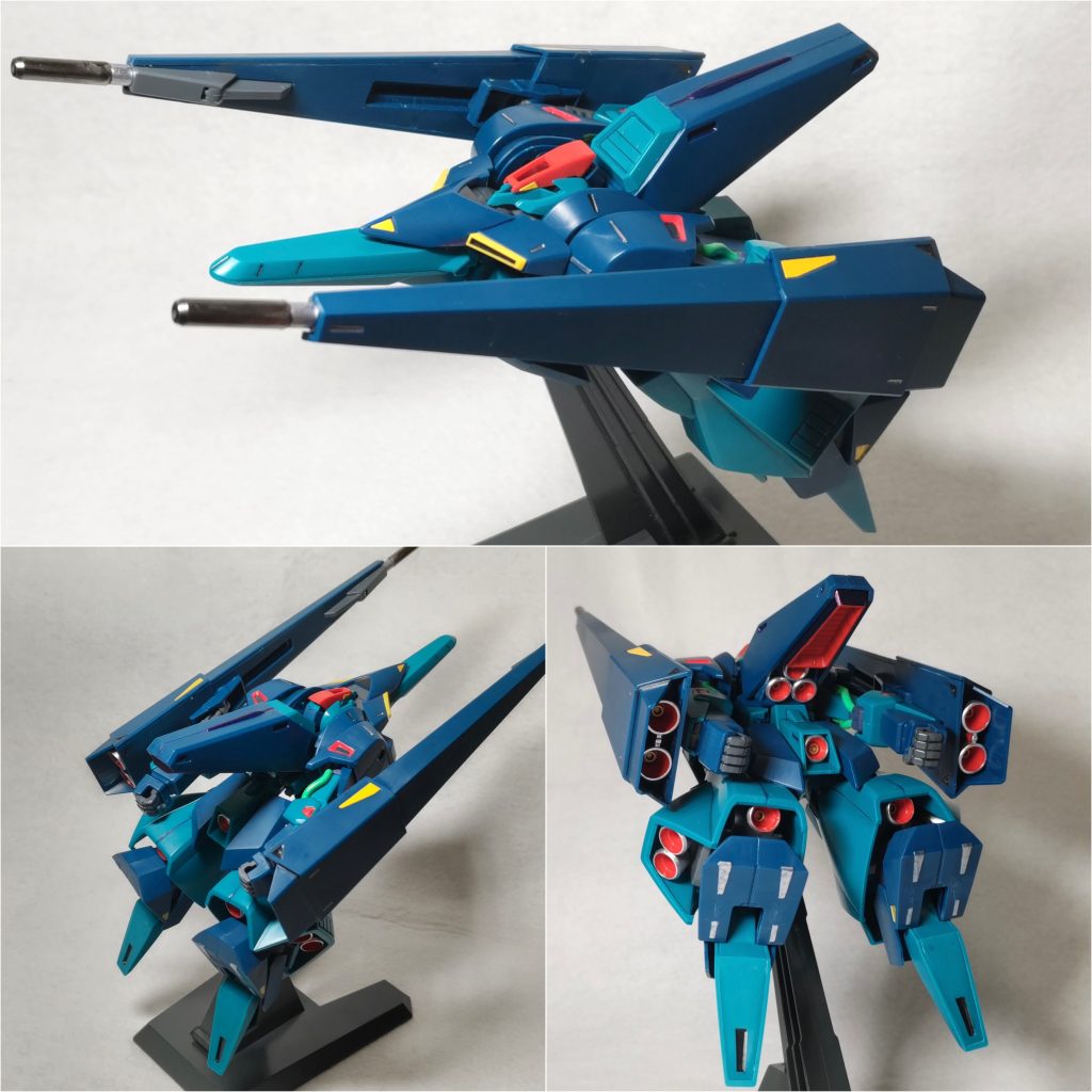 MA形態はデカール前に撮影しました。仕上げ後は怖くて変形できないので(zaku-kao4)