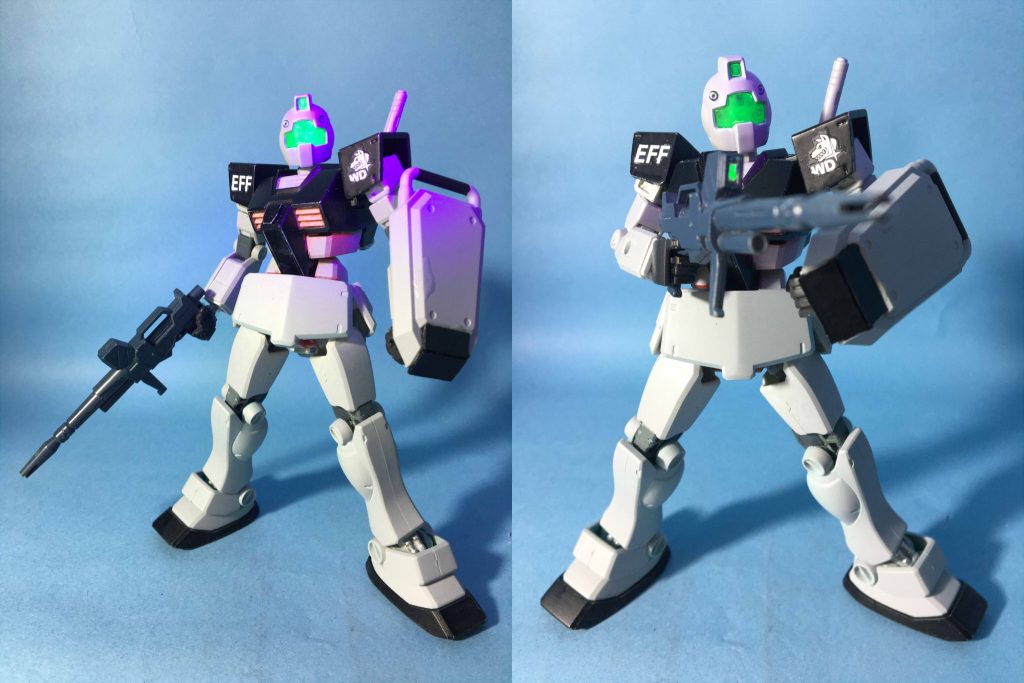 試作型ビーム・ライフル+オリジナルシールド(軽量型陸戦シールド『バックラー』)