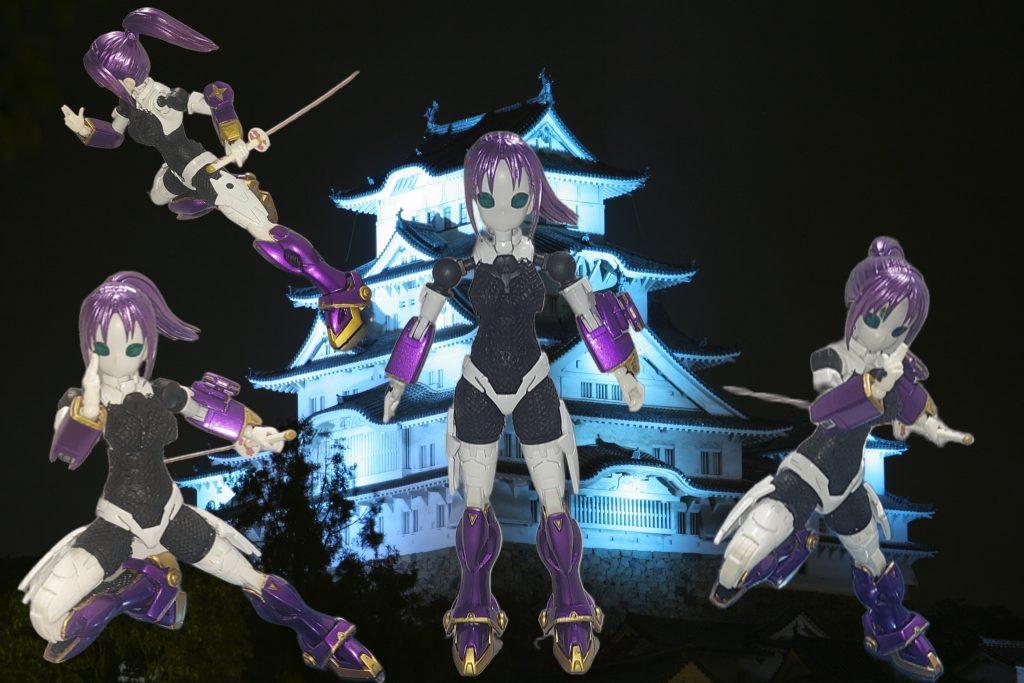 ここからはオリジナル設定モード 超軽量モード鉢がねは30MSのヘアーアクセサリー接続ジョイントで固定腰アーマーは背中下の30MSの接続穴でSDのRスカートを固定FアーマーはRスカートから股下を通る様にヒンジを作ってウイングガンダムのFスカートを接着です