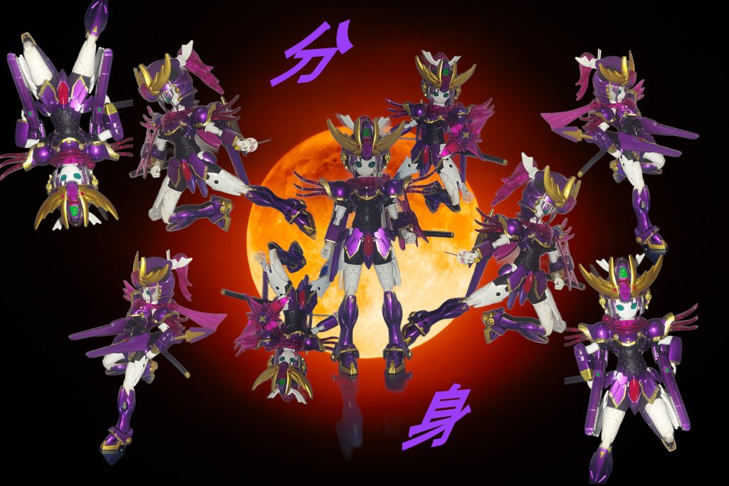 『分身とは、こうやるんだ~』・・・・・・て、何か違う…最大出力モード《彩・代・華・導》