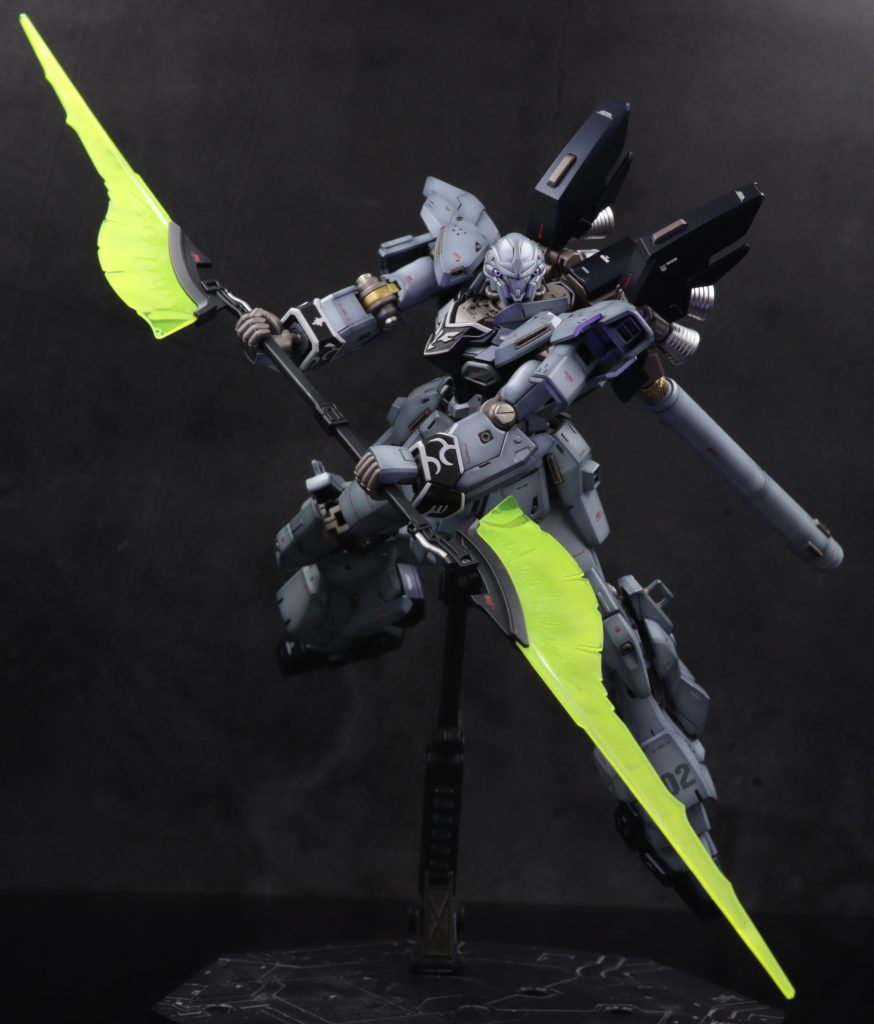 持つ用のビームアックスは柄の部分を伸ばし、連結させた際に両手持ちできるよう調整しました。最後まで閲覧いただきありがとうございました！！