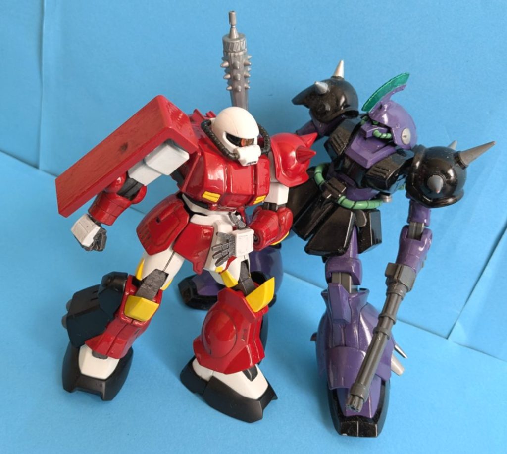 ホビー品のはずなのに除去されてないスパイクアーマーによるタックルが世紀末ロボを襲う！