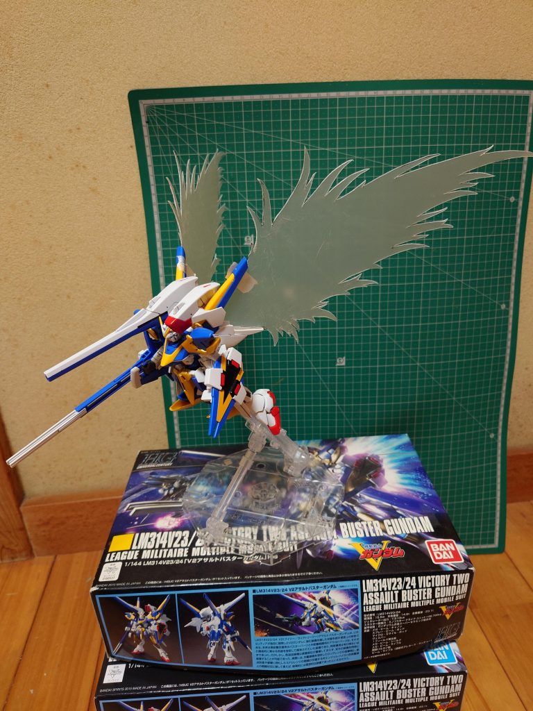 製作中の光の翼