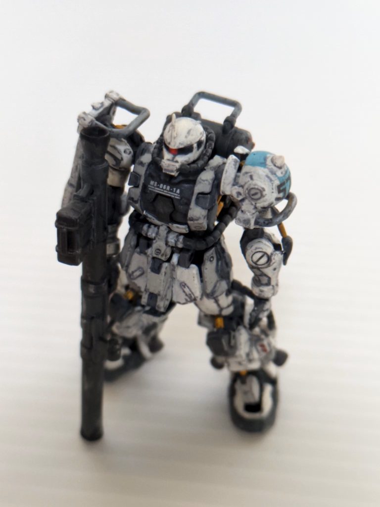 あまりに酷いのでウェザリングをして誤魔化しました。