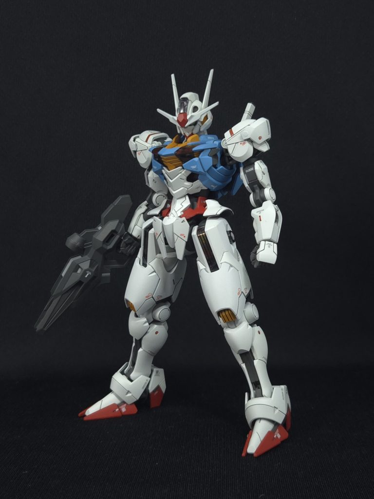 ご覧頂きありがとうございます。今回はガンダムエアリアルを作成いたしましたので、良かったら見ていってください！