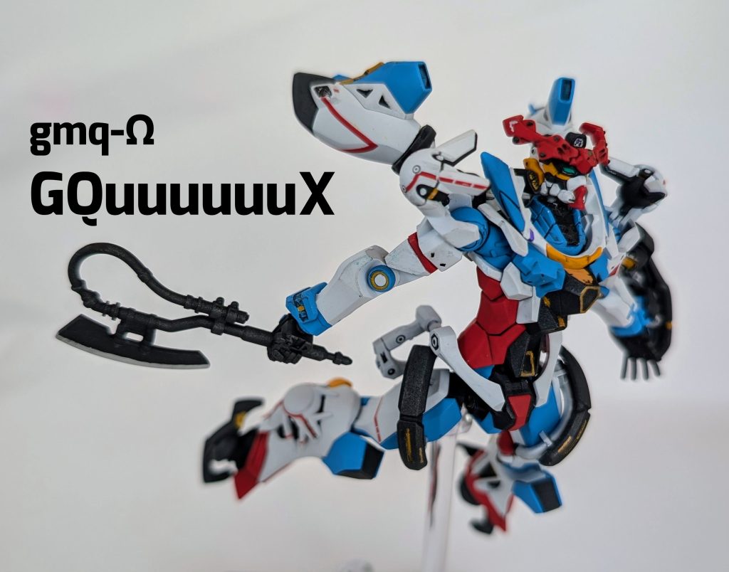 箱絵っぽいポージングも決まる！今回は合わせ目消しと全塗装のみで真っ直ぐ作成。可動すげぇ！最初はガンダム作ってる感じがしなかったけど組み上がったらちゃんとガンダムでした、カッコイイ。