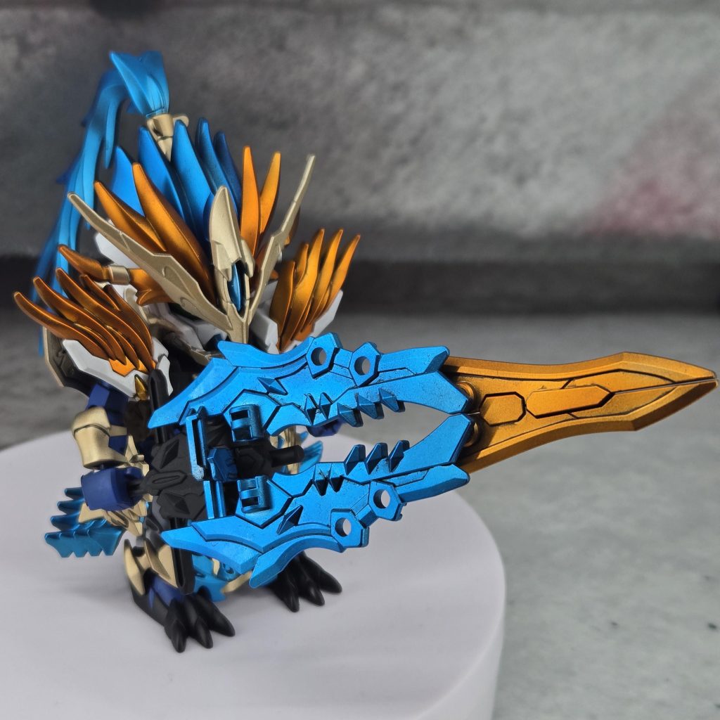 蒼虎影（大牙影）バックパックと合わせて大剣にこれはブルーフレームのイメージ強いですね