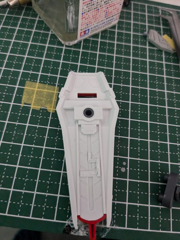 改造前のシールド裏面