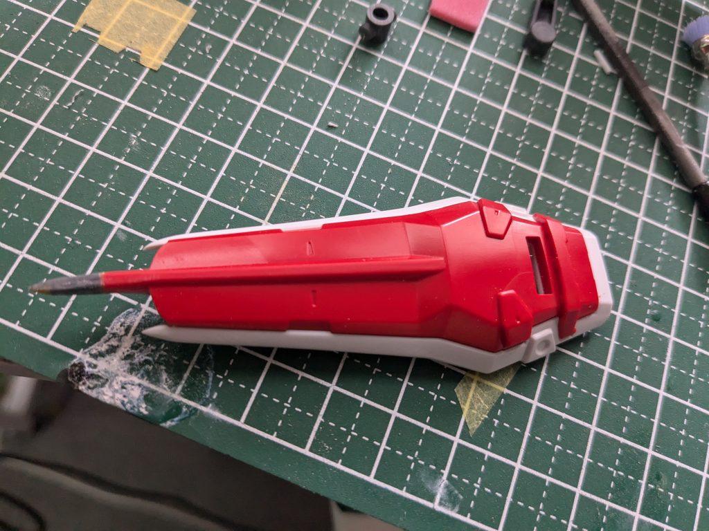 打突部位イメージで先端尖らせてますこの辺はメタルビルド参考