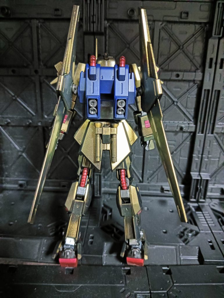 バーニアの中も塗装すればよかったと終わって後悔しました…