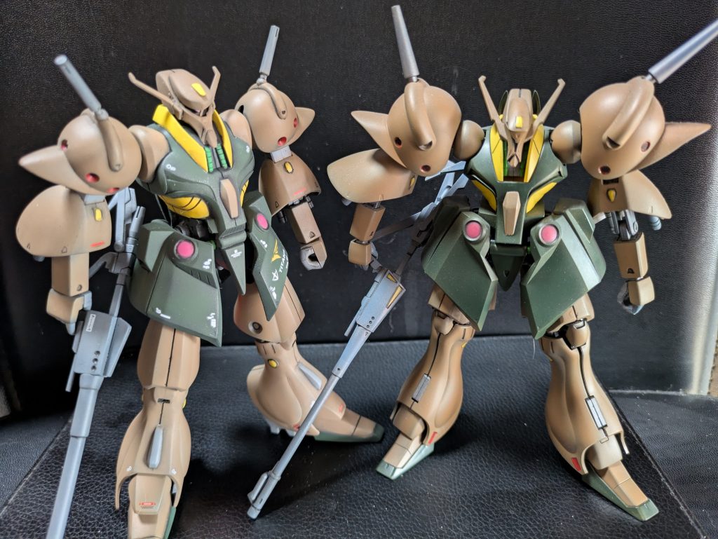 左側が本作で右側がHGUCのガブスレイです。やはりかなりイメージ違いますね。