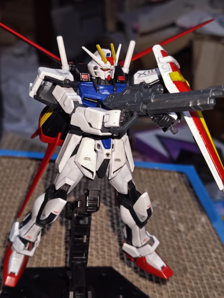 ストライクガンダム、とてもカッコイイガンプラです。