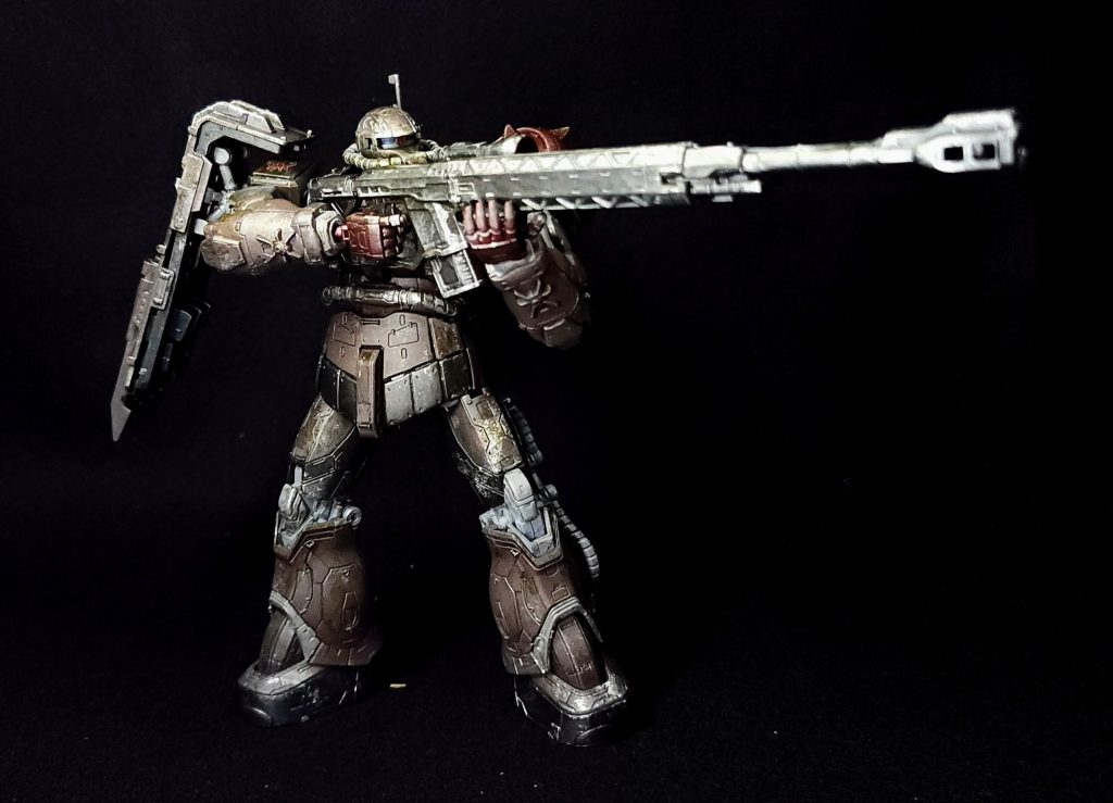 ザクII F型(ケイル機) 局地戦仕様–2枚目/制作者：塗装狂主任