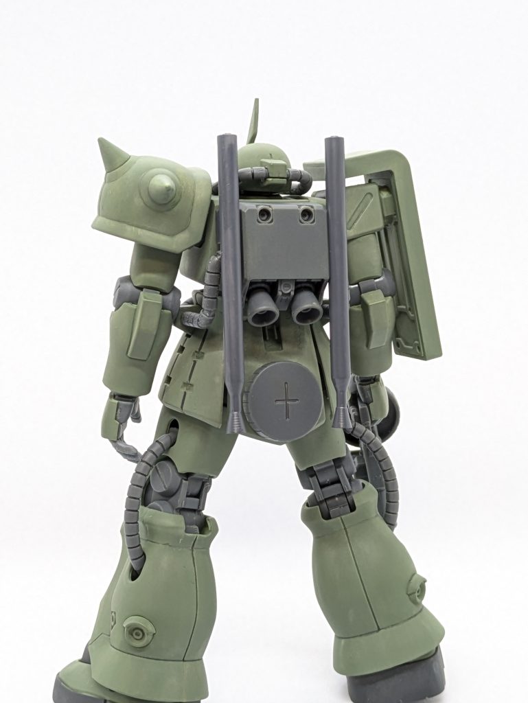 背面は自分なりにブースターも簡単に製作して雰囲気出してます