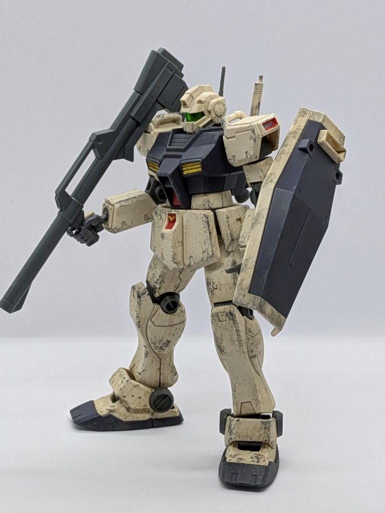 箱絵風に？発売当時の若い頃に購入し基本のパチ組してあった物をリメイク？HJで紹介してたスポンジチッピングをしてみたくて引っ張ってきました。