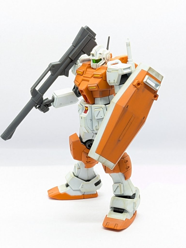 ジム改に続きリメイク？です　発売当時のパチ組を引っ張ってきて、水性艶消しトップコートと軽いウェザリングでバージョンアップ？アレン中尉イメージでバズーカ装備