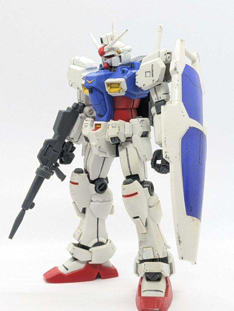 パチ組で飾っていた物をリメイク?しました!水性半艶トップコートと軽いチッピングです劇中じゃあ1号機としか言われてない気が?まあ、好きなMSの一機ですヽ(`▽´)/