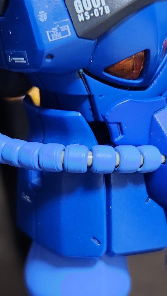 動力パイプはMSパイプ01を使用。細かすぎて切除跡が消しきれていません💦💦