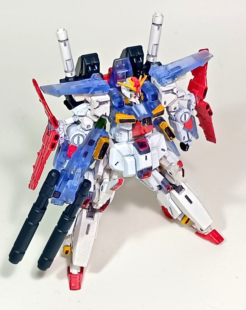 ガンダムアーティファクト ZZガンダム（ソリッドクリア風）–2枚目/制作者：魚舟ケイ