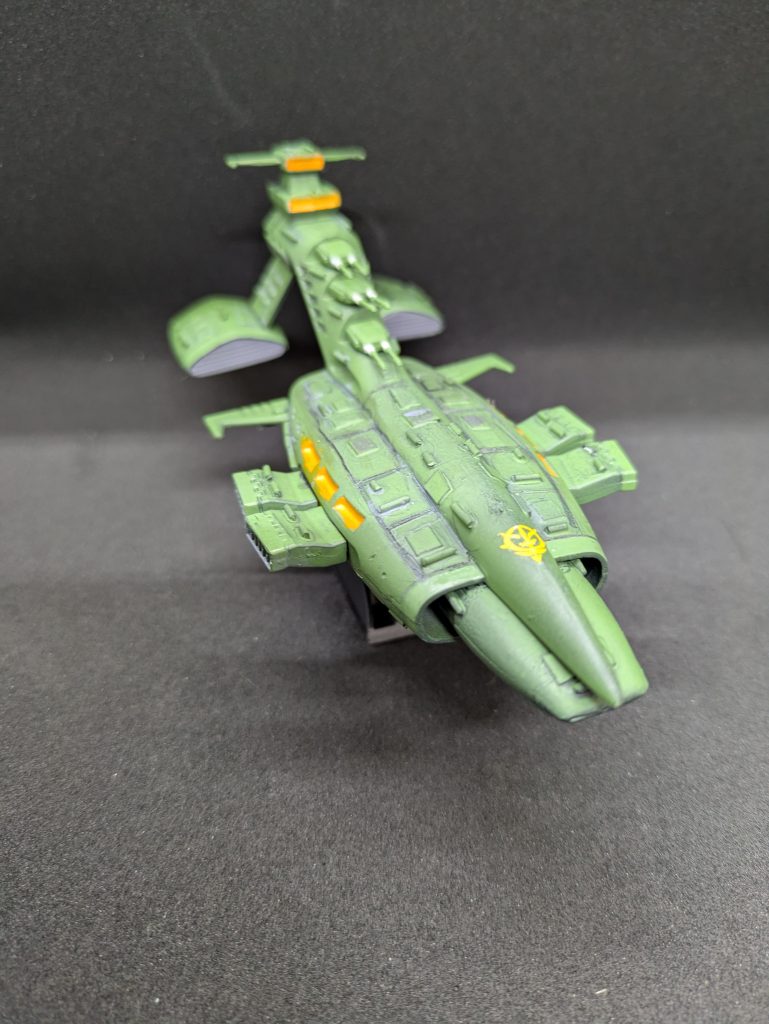 MY設定第8弾。まお艦隊二番艦「ヌレイエフ」です。本来二番艦とはムサイ級で2番目に作られた艦に与えられる番号かと思いますが、なんちゃって設定なので勘弁してください。